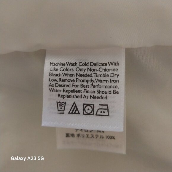 Eddie Bauer Women Size S Brown Floral Print Button Up Cotton Trench Jacket - Picture 8 of 11